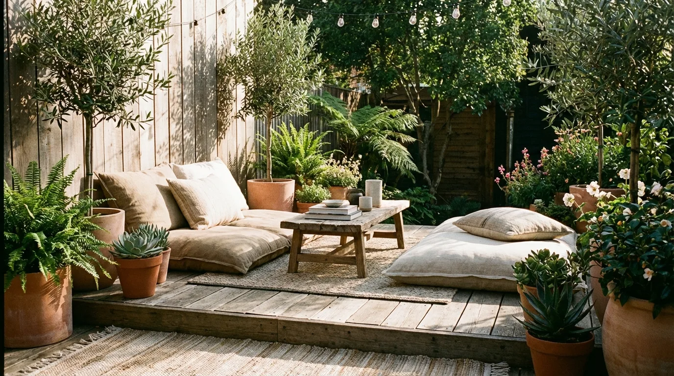 Reading Nook With Lanterns